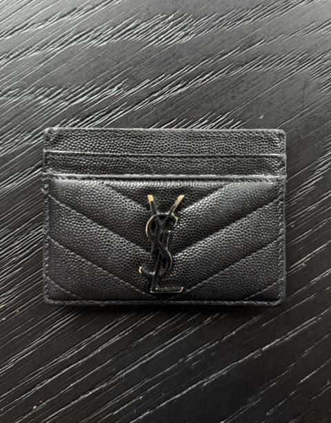 YSL CARD HOLDER BLACK