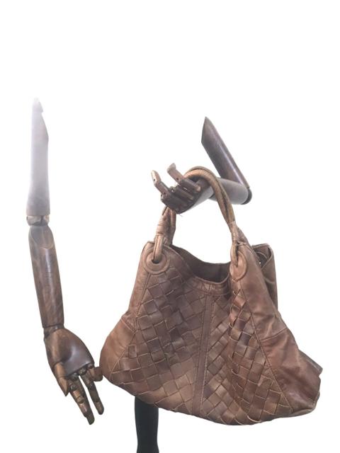 Goa - Leather Patch & Braid Shoulder Bag