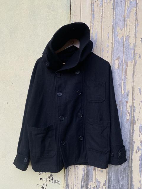 Hackney Union Workhouse Black Wool Vintage Jacket