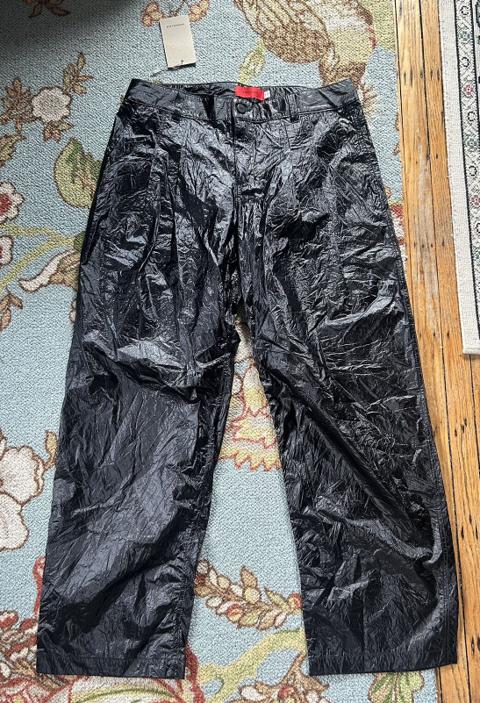 Eckhaus Latta Wide Leg Nylon Pants