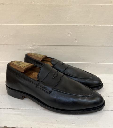 Tricker’s Black Leather Men’s Penny Loafers Casual Shoes