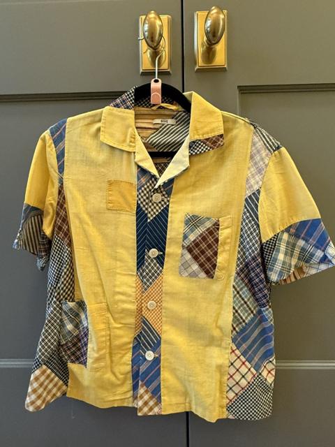 Bode Short sleeve quilt shirt