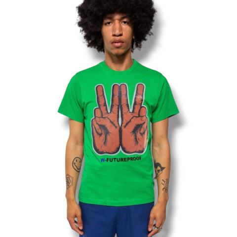 Walter van Beirendonck F/W21 Double Peace Shirt Futureproof