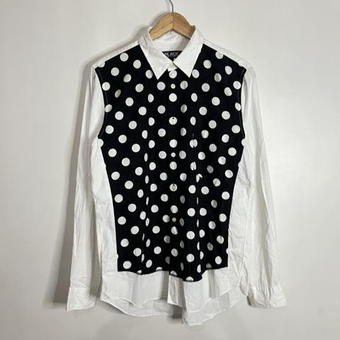 Comme des Garcons Black Polka-dot Button-up Longsleeves