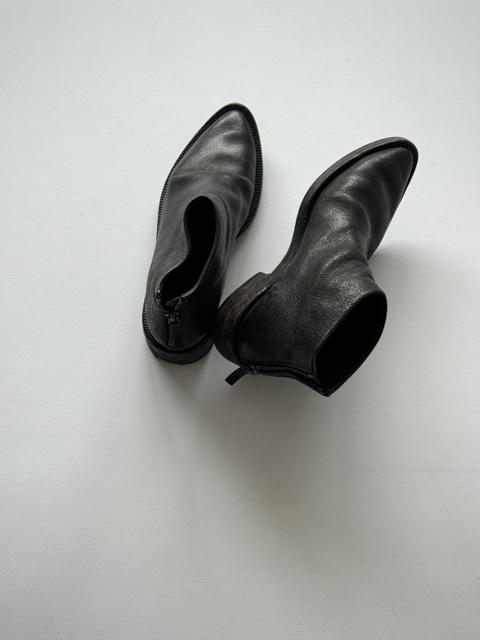 Marsèll Womens Back Zip Leather Ankle Boots