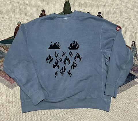 Cav Empt OVERDYE FLARE CREW NECK XL