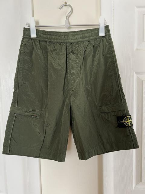 Stone Island nylon metal cargo shorts