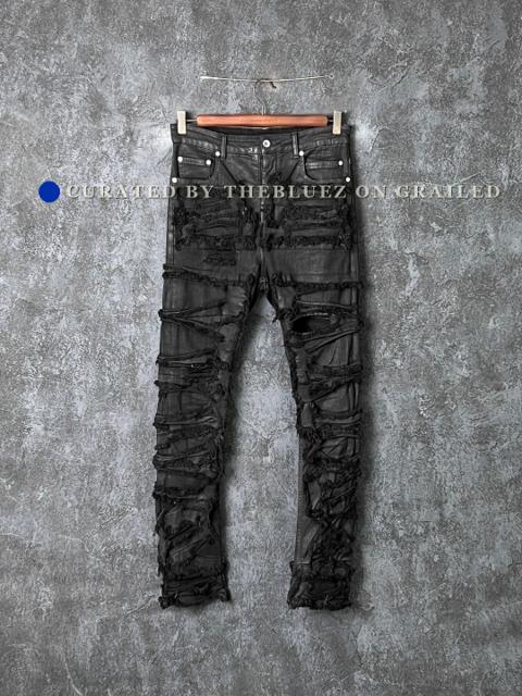 RICK OWENS DRKSHDW Black Distressed Jeans
