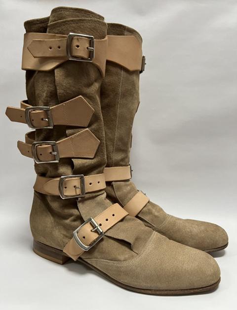 Vivienne Westwood - Suede Leather Buckle Pirate Boots