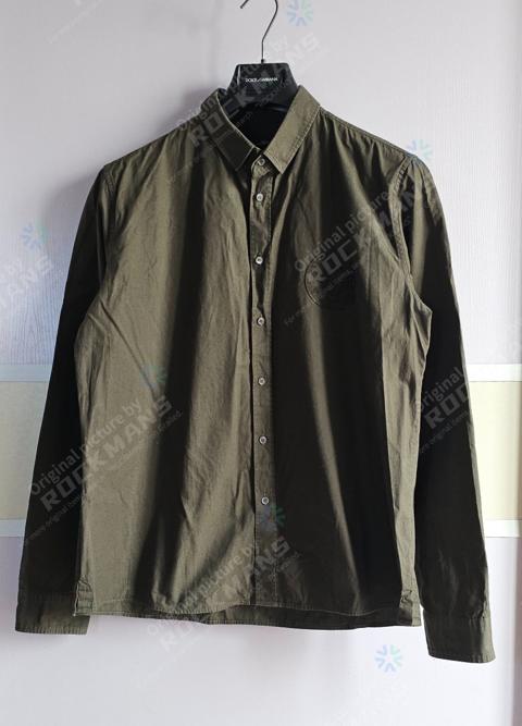 Balmain Men's Army Thick Embroidery Shirt Size 42
