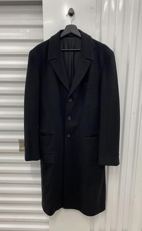 Regulation Yohji Yamamoto Wool/Cashmere Blend Doctor Coat
