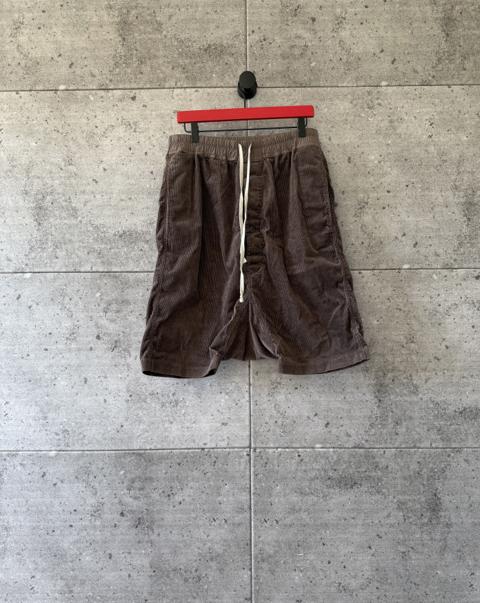 Rick owens corduroy creatch pod shorts