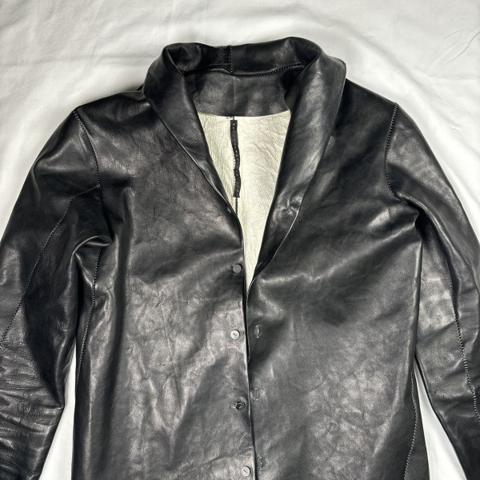 A DICIANNOVEVENTITRE Black Horse Leather Jacket. Sz 46