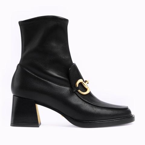 Gucci Horsebit Leather Boots SIZE 34