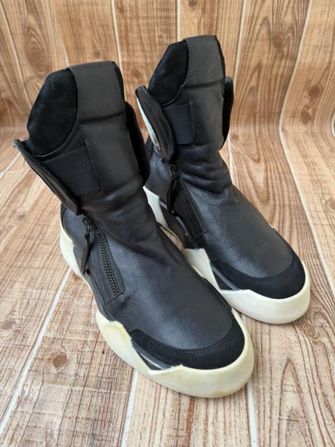 Cinzia Araia Double Zip up Leather Hightop Sneaks