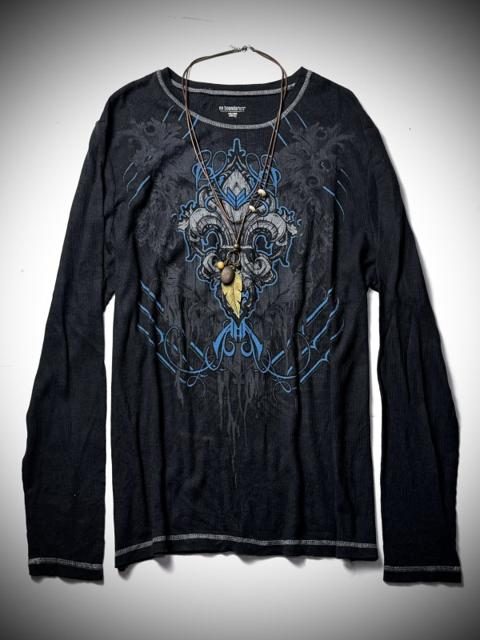 2000s Thermal Long Sleeve Japanese Styled