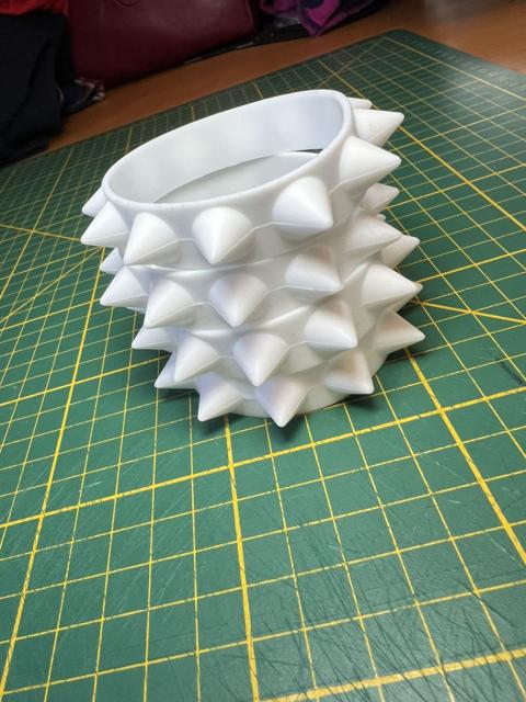 NovocentoNovantanove silicone spiked bracelets 2 pack