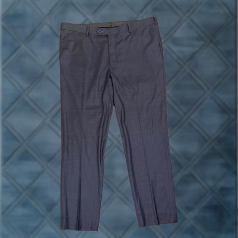 J. Hilburn Loro Piana Wool Silk Dress Pants Blue Grey 40x31 Mens