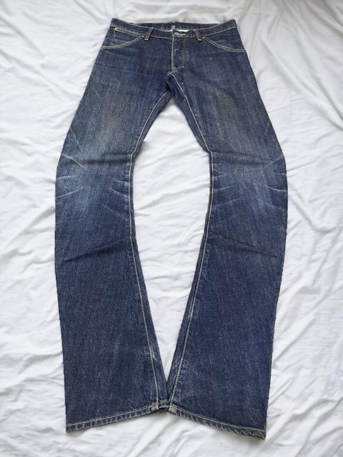 Attachment Japan Spiral Curved Stacked Leg Long Seam Jeans