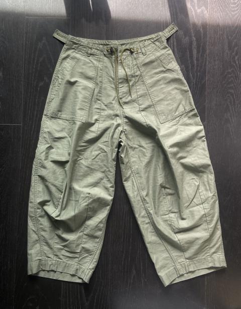 Needles HD Fatigue pants green