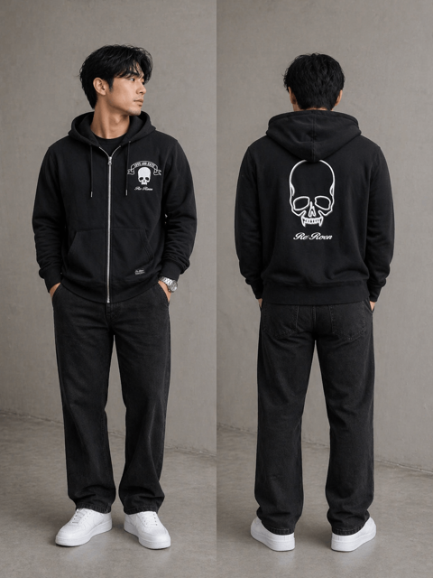 Hate & Love Re-Roen Mastermind Japan Skull Hoodie