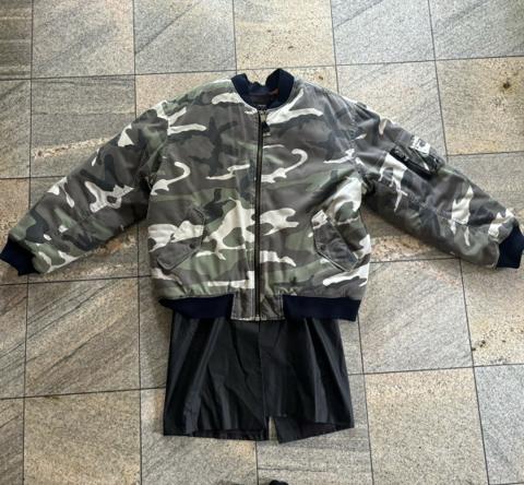 Raf simons aw2001 riot skirted bomber