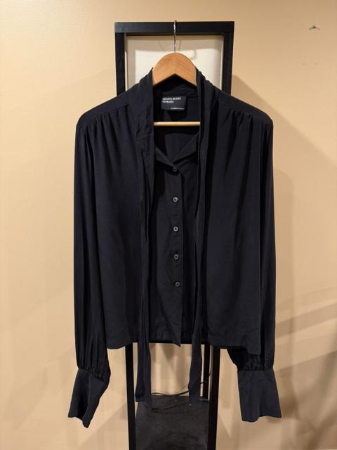 Enfants Riches Deprimes FW24 Black Pussy Bow Shirt