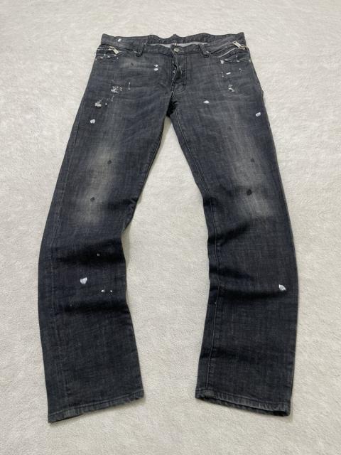 2000s Dsquared2 Spray Distressed Denim Y2K Ifsix LGB Japanh