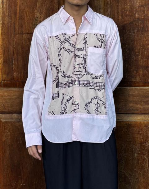 Patchworked Graphic Shirt