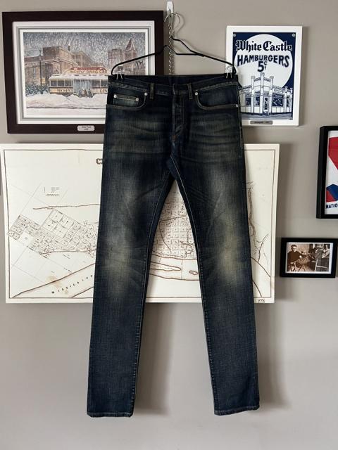 DIOR HOMME JAKE WASH DENIM SKINNY JEANS 17.5CM MII SIZE 32