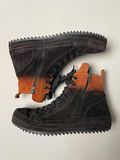 NEW Ann Demeulemeester Scamosciato Suede Dip Dye Sneaker