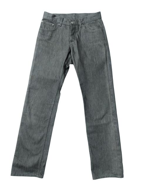 Helmut Lang Treated Raw Denim Low Waist Contour Fit