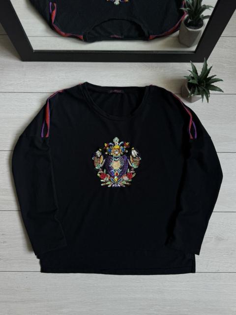 Vintage Custo Barcelona Beaded Logo Sweater