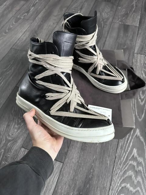 Rick Owens Tecuatl Ramones Megalace Sneakers