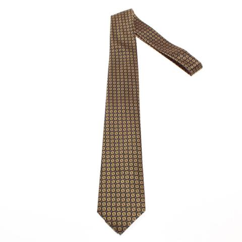 Ermenegildo Zegna Tie One Size Yellow 100% Silk