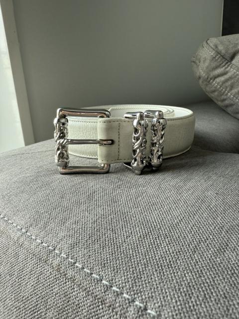 Chrome Hearts White Rhodium Roller Belt