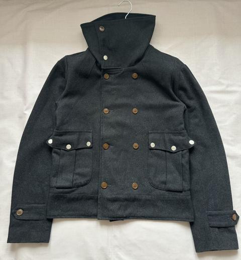 00s Vivienne Westwood wool double breasted bomber jacket