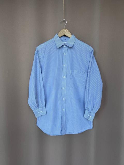 Balmain Striped Vintage Button Up Shirt Mens Size M Logo