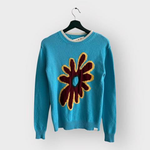 STEAL! Marni 70’s Flower Cashmere Sweater