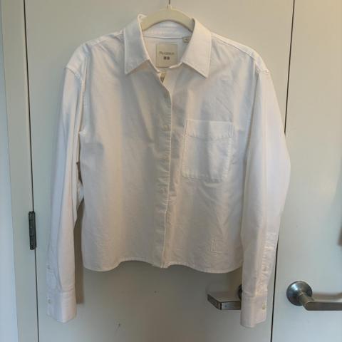 Uniqlo x JW Anderson white shirt size S, never worn, like new