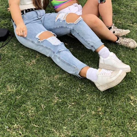 Ziggy denim ripped jeans