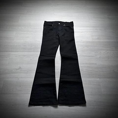 Gothic Jet black japanese styled slim bootcut denim


29x30
40' length
10' leg opening

Not Tornado Mart
Denim by me, slim bootcut fit that stacks nicely on any shoes, beautiful dark silhouette to make you slender along with silver eyelets for that slight shimmer

pairs nicely with any platforms or swear london, fits into a variety of styles from archive to vkei

no flaws but small pockets, dm w any questions and bundle to save👅













7/28 
#ifsixwasnine #archive #Japanese #emo #gothic archive flared denim, rick, balenci, ifsixwasnine, Igb, goa, flared denim, japanese denim, japanese flared pants, tornado mart, kmrii, 14th addiction, hedi, dior, vkei, putumayo, visualkei, bootcut denim, roen, sierra bell, punk pants, 20471120, black denim, hysteric, bleeod, civarize, shohei takamiya, hysteric glamour, 5351 hommes, backlash, alice auaa, share spirit rokku gyaru, glp, laced jeans, ifsixwasnine mud max, in the attic, hnaoto, punk, seditionaries, diorhomme