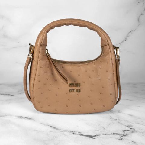 miu miu ostrich wander bag