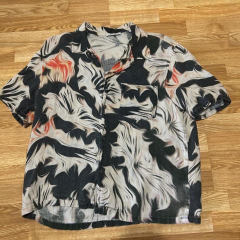Our Legacy black and grey button up shirt Size L #menswear