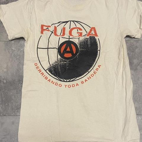 FUGA Derribando shirt.  SoCal punk heavyweights, bought this shirt at maybe the sweatiest gig of all time.  #fuga #californiapunk #punk #diy #concerttee