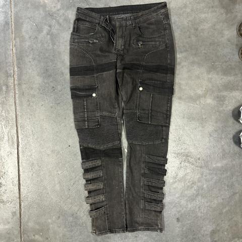 ballin skinny biker jeans