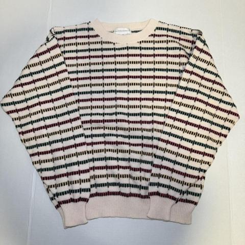 Alessandro B.  Sweater  


Size M 
Princess Diana Vibes 

 #knitwear #striped #spring #cottagecore #softgirl