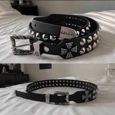 Enfants riches deprimes belt black studded fits waist sizes 28-34 #erd #punk #archive #enfantsrichesdeprimes