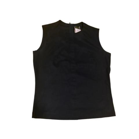 Plein Sud Dark Brown Faux Suede Top 

FABRIC: 97% polyester 3% spandex  
COLOR: Dark Brown  

DETAILS: sleeveless full length tank top, thick faux suede material, breast darting, hidden back zipper, seam down the middle 

KEYWORDS: y2k, business casual, everyday, versatile, 2000s, 90s, designer, office siren, minimalist, simple, old money 

SIZE: 38 / 6 
MEASUREMENTS: waist 14, length 
SILHOUETTE/FIT: fits like S