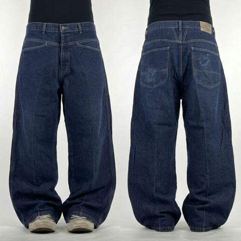 Vintage archive Marithé + François Girbaud rare grunge y2k skater baggy wide leg jeans

Men's 40x32

Same day or next day shipping guarantee. Model is 5'8 130lbs.

0951 #y2k #vintage #archive #streetwear #baggy